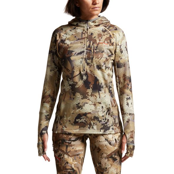 Bluzy Z Kapturem Sitka Fanatic Damskie Camo | 52190IVGA