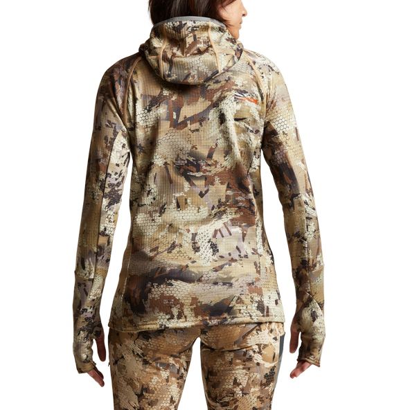 Bluzy Z Kapturem Sitka Fanatic Damskie Camo | 52190IVGA