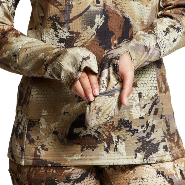 Bluzy Z Kapturem Sitka Fanatic Damskie Camo | 52190IVGA