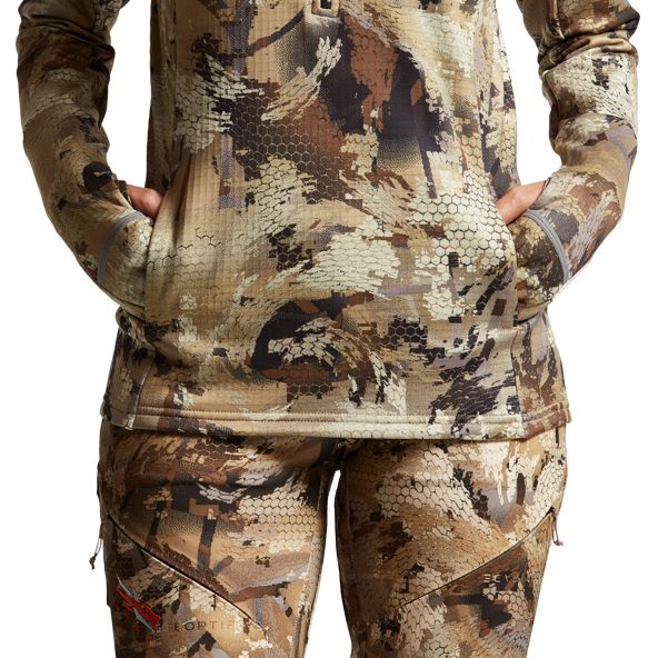 Bluzy Z Kapturem Sitka Fanatic Damskie Camo | 52190IVGA