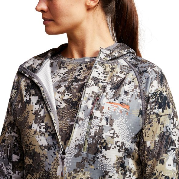 Bluzy Z Kapturem Sitka Fanatic Damskie Camo | 98245SEQG