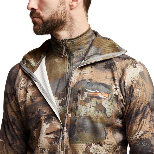 Bluzy Z Kapturem Sitka Grinder Męskie Camo | 89136UGOD