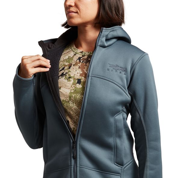 Bluzy Z Kapturem Sitka Traverse Damskie Niebieskie | 59148MNTS