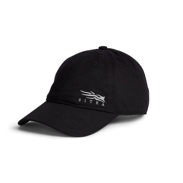 Czapki Sitka Badge Icon Lo Pro Strapback Męskie Czarne | 39604INSF