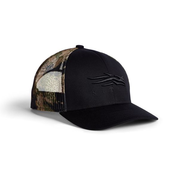 Czapki Sitka Icon Subalpine Mid Pro Trucker Damskie Czarne | 75429JAFQ