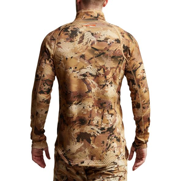 Runo Sitka Grinder Half-Zip Męskie Camo | 32694OEMD