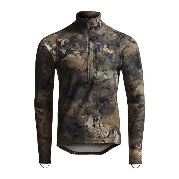 Runo Sitka Grinder Half-Zip Męskie Camo | 86479JPBC