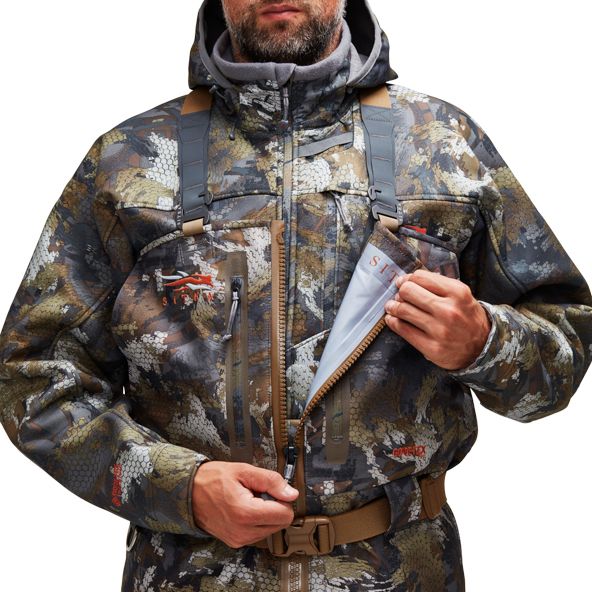 Spodnie Do Wody Sitka Delta Zip Męskie Camo | 76308CETX