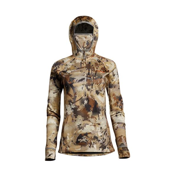 Bluzy Z Kapturem Sitka Fanatic Damskie Camo | 52190IVGA