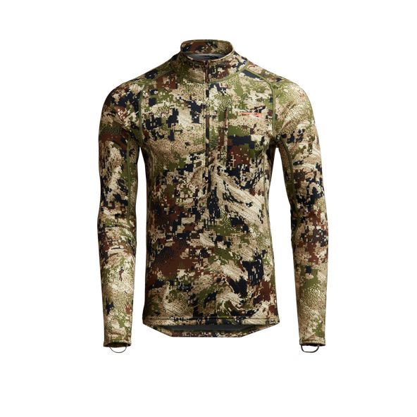 Runo Sitka Core Midweight Zip-T Męskie Camo | 54173WFLX