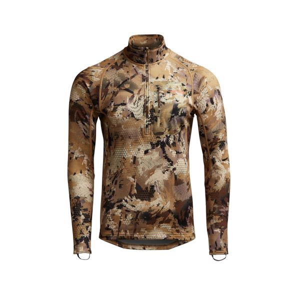 Runo Sitka Core Midweight Zip-T Męskie Camo | 70694EGZD