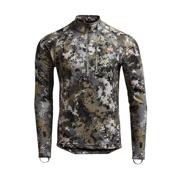 Runo Sitka Core Midweight Zip-T Męskie Camo | 93102BZFS