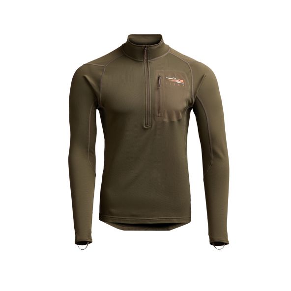 Runo Sitka Core Midweight Zip-T Męskie Zielone | 53968IVTL